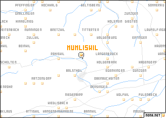 map of Mümliswil