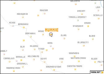 map of Mummie