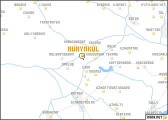 map of Mumynkulʼ