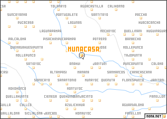 map of Muñacasa