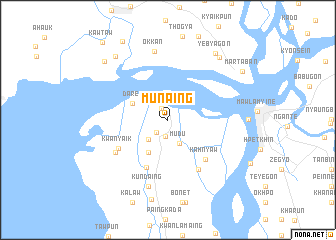 map of Munaing
