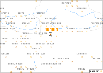 map of Munaín