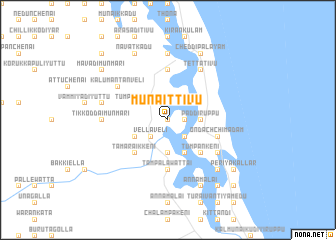 map of Munaittivu