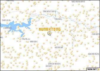 map of Munak-tong