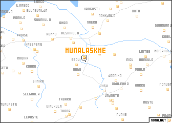 map of Munalaskme