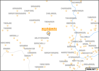 map of Munam-ni