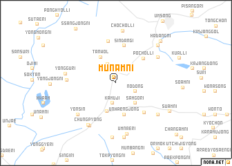 map of Munam-ni