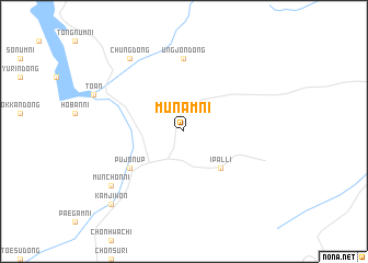 map of Munam-ni
