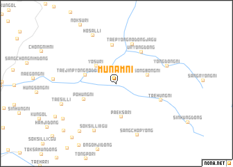 map of Munam-ni