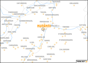 map of Munam-ni