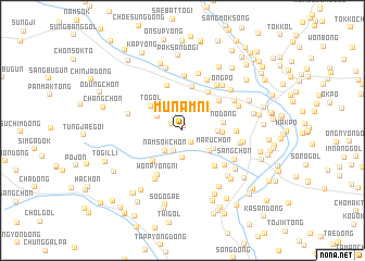 map of Munam-ni