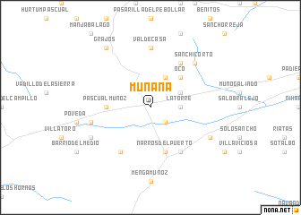 map of Muñana