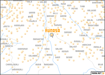 map of Munāsa