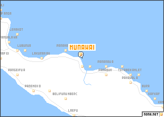 map of Munawai