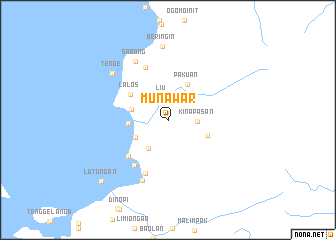 map of Munawar