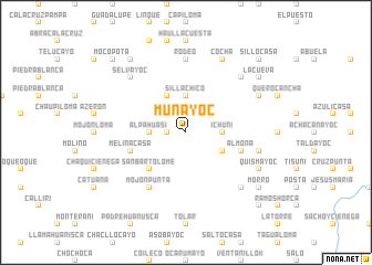 map of Muñayoc