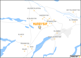 map of Munayşif