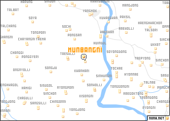 map of Munbang-ni