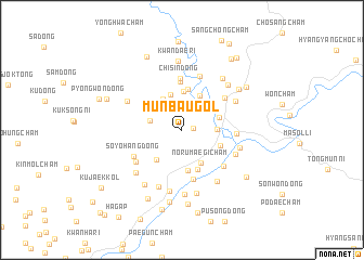 map of Munbau-gol