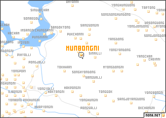 map of Munbong-ni