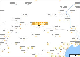 map of Munbong-ni
