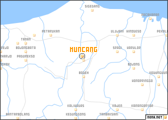 map of Muncang