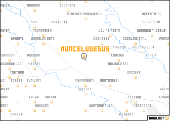 map of Muncelu de Sus