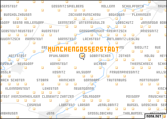 map of Münchengosserstädt