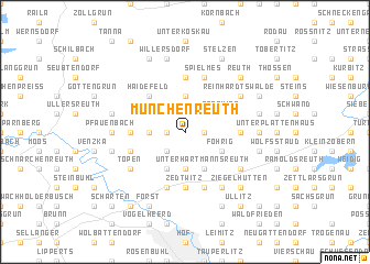 map of Münchenreuth