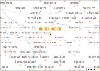 map of Münchingen