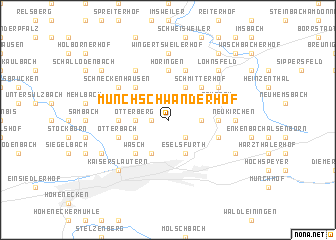 map of Münchschwanderhof