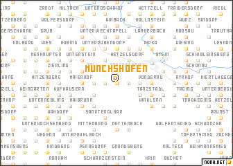 map of Münchshöfen