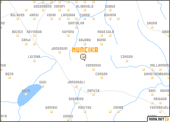 map of Muncika