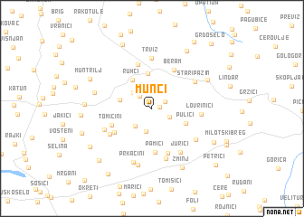 map of Munci