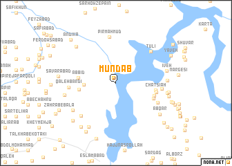 map of Mūnd Āb