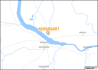 map of Mundaghāt