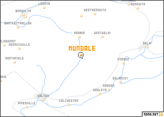 map of Mundale