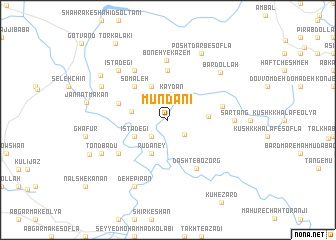 map of Mūndanī