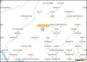 map of Mundaw