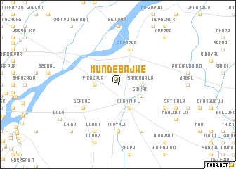 map of Munde Bājwe