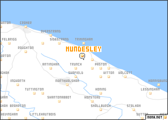 map of Mundesley