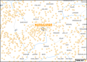 map of Mundgirān