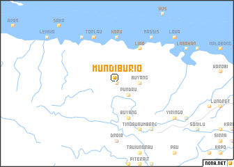 map of Mundiburio