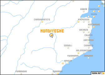 map of Mundiyeghe
