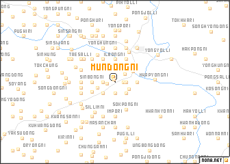 map of Mundŏng-ni