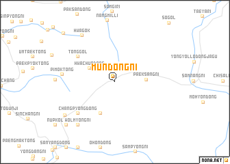 map of Mundŏng-ni