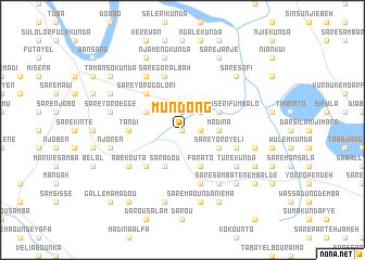 map of Mundong