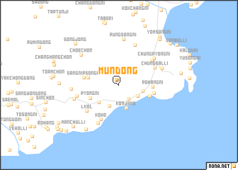 map of Mun-dong