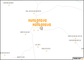 map of Mundo Novo