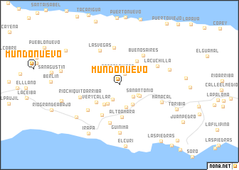 map of Mundo Nuevo